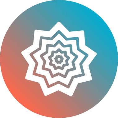 Uygulamanız için vektör modern simgesi