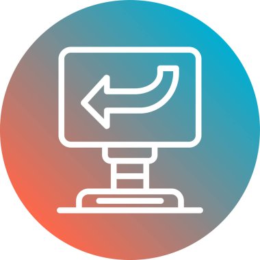 seo modern simgesinin vektör illüstrasyonu