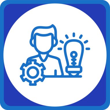 ampul vektör simgesi modern basit tasarım illüstrasyonu