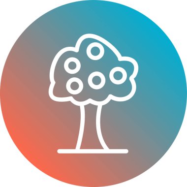 Vektör Ağacı Simgesi illüstrasyonu