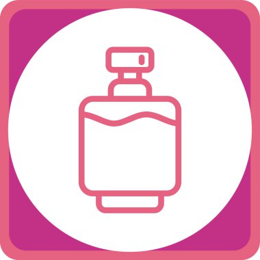 Parfüm. Web simgesi basit illüstrasyon