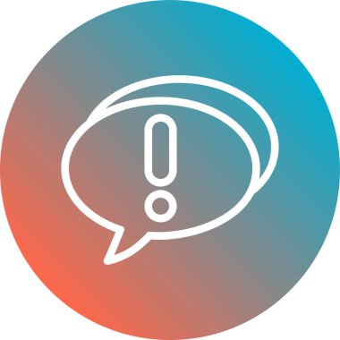 Soru işareti simgesi olan konuşma balonu