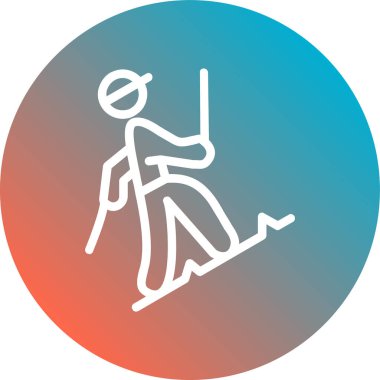 Kayak simge vektör çizim