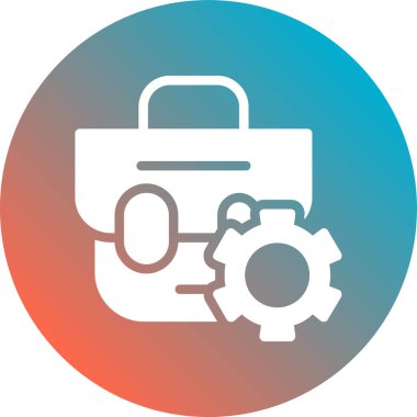 evrak çantası vektör dairesi tasarımı