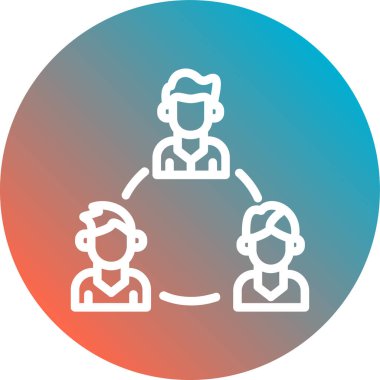 İnsan simgesinin vektör illüstrasyonu