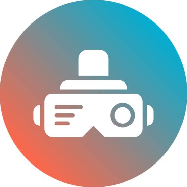 Kamera. Web simgesi basit illüstrasyon