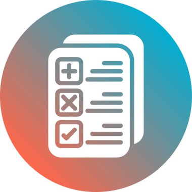 Belge. Web simgesi basit illüstrasyon