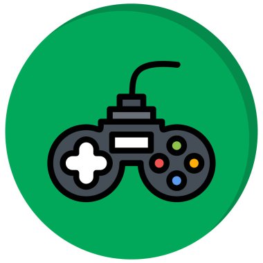 oyun denetleyici simgesi vektör çizimi