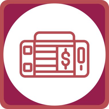 finansal simge vektör illüstrasyonu