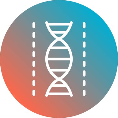 DNA simgesi vektör illüstrasyonu