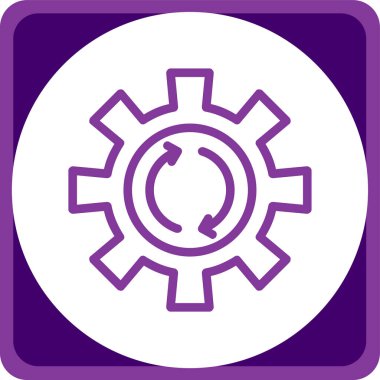 ayar simgesi, vektör illüstrasyonu