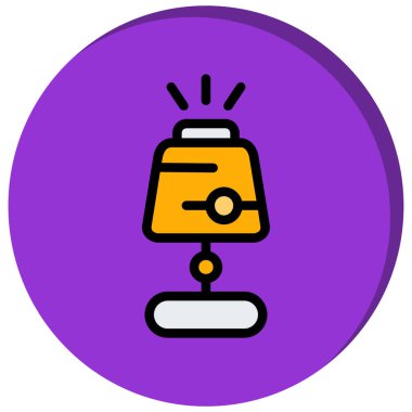 Lamba. Web simgesi basit illüstrasyon