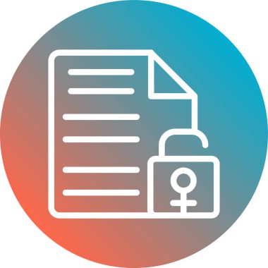 Belge modern simgesinin vektör illüstrasyonu