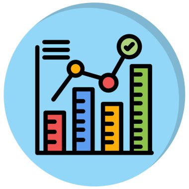 Çizelge. Web simgesi basit illüstrasyon