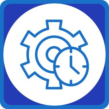 Çizgi biçimi içinde sikke ayarları vektör simgesi