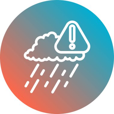 Bulut. Web simgesi basit illüstrasyon