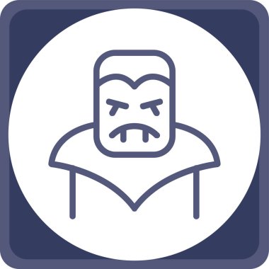 Bir Cadılar Bayramı simgesinin vektör illüstrasyonu