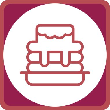 Ekmek ikonu. Fırın konsepti. Fırın ve fırın teması. vektör illüstrasyonu