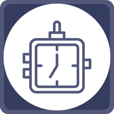 Saatin vektör illüstrasyonu