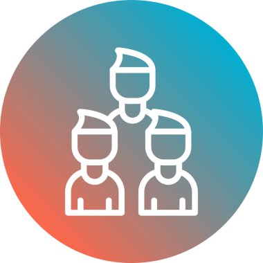 insanlar simge vektör illüstrasyonu