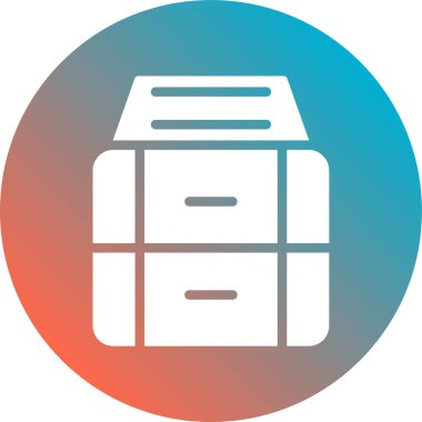 Modern bir simgenin vektör illüstrasyonu