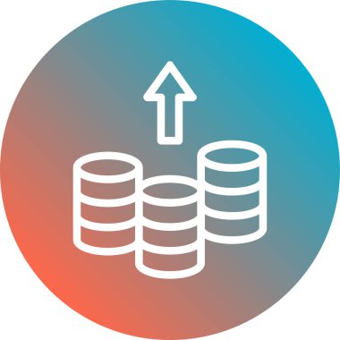 Veri. Web simgesi basit illüstrasyon