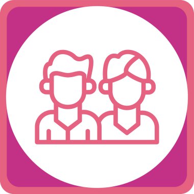 İnsan simgesinin vektör illüstrasyonu