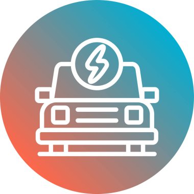 Batarya simgesi soyut grupta izole edildi