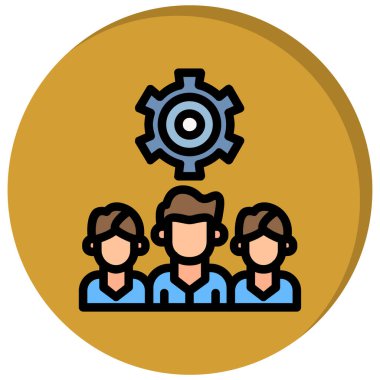 insanlar simge vektör illüstrasyonu