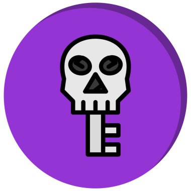 Kurukafa simgesi vektör illüstrasyonu