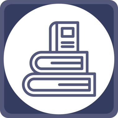 Kitap simgesinin vektör illüstrasyonu