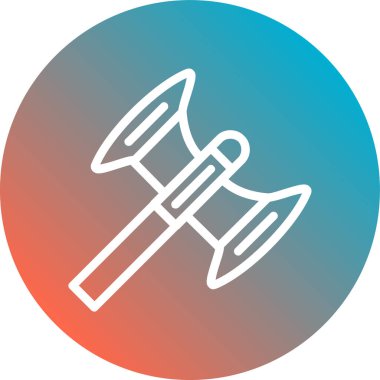 Bahçe ikonu çiziminin vektör çizimi güzel vektör illüstrasyonu. Bahçe tırmığı simgesi olarak da kullanılabilir.