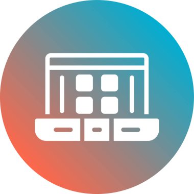 Modern b 'nin vektör illüstrasyonu eksik simgesi