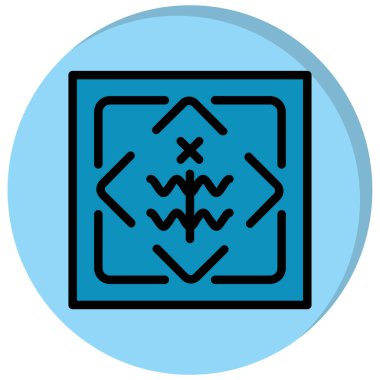 Seo simgesinin vektör illüstrasyonu