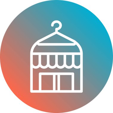 Üniversite binası dairesel simgesi