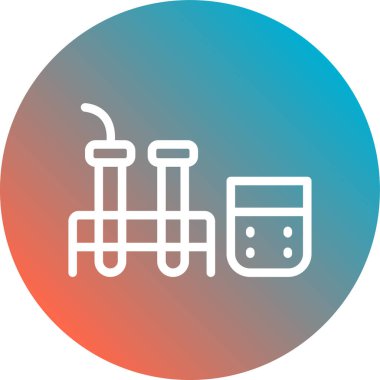 vektör modern ofis masa simgesi