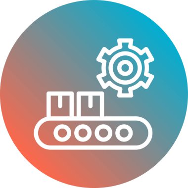 Modern bir simgenin vektör illüstrasyonu