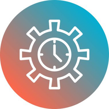 Teçhizat Web simgesi basit illüstrasyon