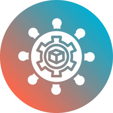 seo modern simgesinin vektör illüstrasyonu