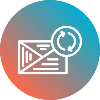 Zarf posta vektör simgesi