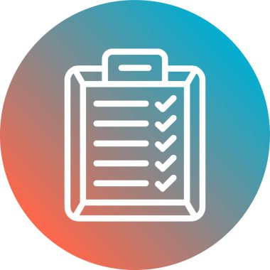 Belge simgesinin vektör illüstrasyonu