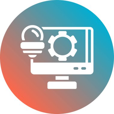 Simge, vektör illüstrasyonu ayarlanıyor