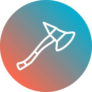 Balta düz vektör simgesi