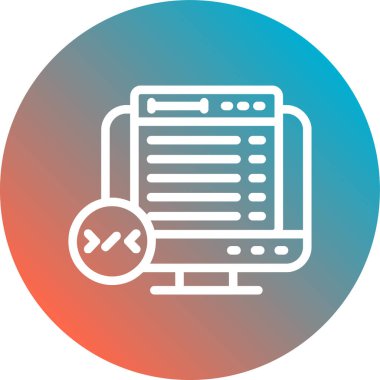 seo modern simgesinin vektör illüstrasyonu