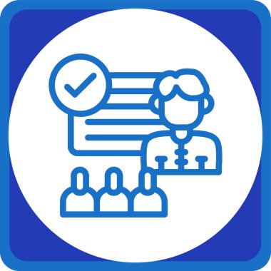 İş ve finans simgesinin vektör illüstrasyonu