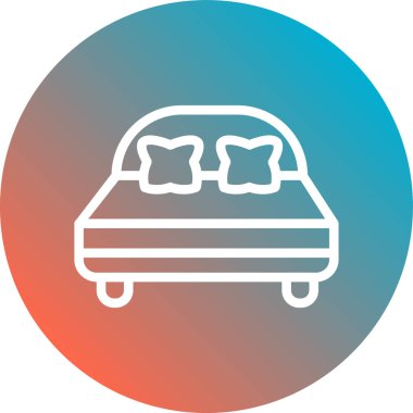 Tek izole araba simgesinin vektör illüstrasyonu