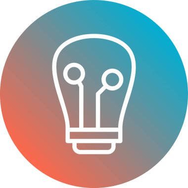 ampul vektör simgesi