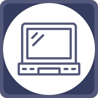 bilgisayar ekranı, web simgesi basit tasarım