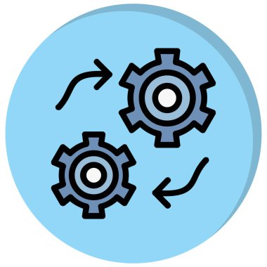 Ayarlama. Web simgesi basit illüstrasyon