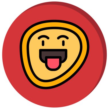 Yüz simgesi vektör illüstrasyonu